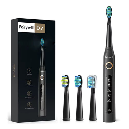 Electric Sonic Toothbrush USB Charge FW-507 Rechargeable Waterproof Electronic Tooth Brushes Replacement Heads Adult