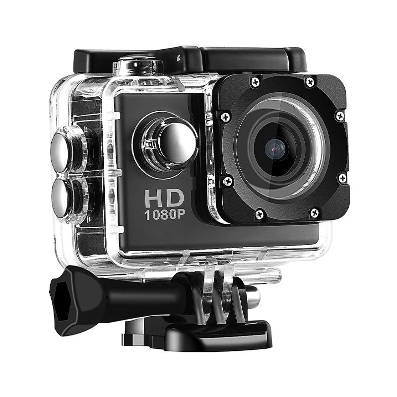 4K Ultra HD Action Camera 3MP 900Mah Underwater Waterproof Case Outdoor Sports Helmet Video Recording Cameras with 2.0 HD Screen