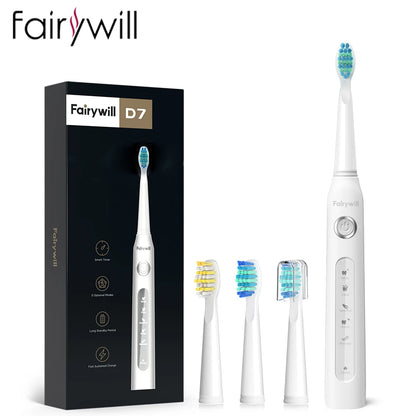 Electric Sonic Toothbrush USB Charge FW-507 Rechargeable Waterproof Electronic Tooth Brushes Replacement Heads Adult